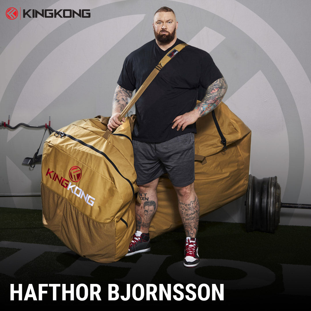 The World’s Strongest Man, Hafþór Júlíus Björnsson, Has Finally Met His Match; At Least When it Comes to His Gym Bag.
