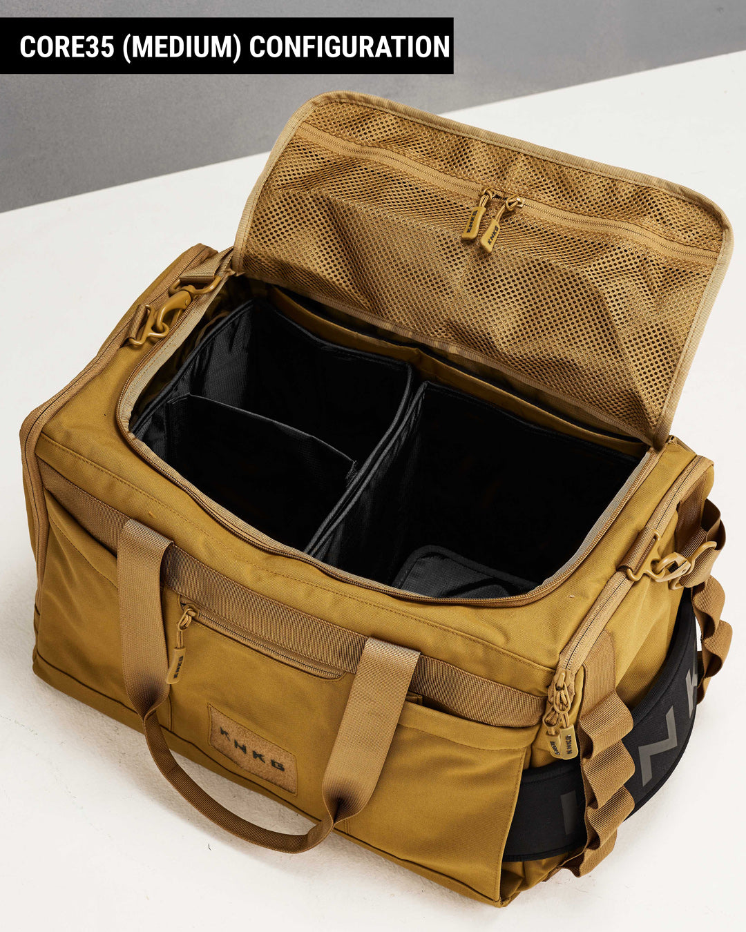 Travel bag with dividers sale